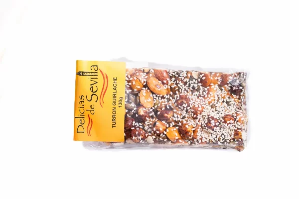 Turrón Guirlache con Sésamo 130g