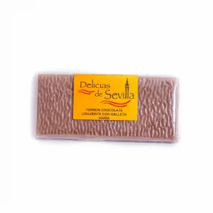Turrón Chocolate Crujiente con Galleta María 200g