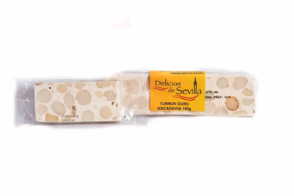 Turrón Duro de Macadamia 100g
