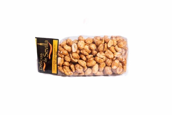 Cacahuetes Caramelizados con Sal y Miel de Azahar 160g